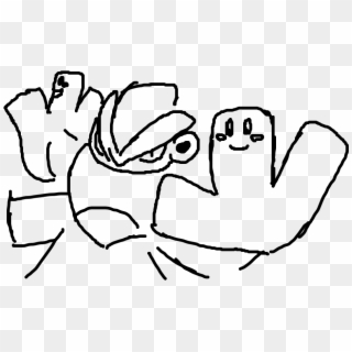 Hariyama - Sketch Clipart