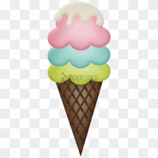Free Png Cute S ❤ ○••°‿✿⁀ice Cream‿✿ - Cute Face Ice Cream Clipart Transparent Png