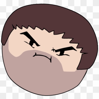 New Barry Head With Old Barry Hair - Barry Game Grumps Head Clipart