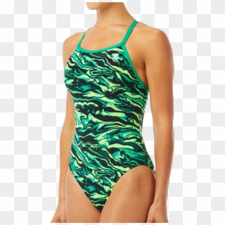 Tyr Women's Miramar Diamondfit Swimsuit- Green - Tyr Girls Miramar Cutoutfit Swimsuit Clipart
