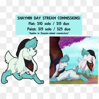 Shaymin Day Commissions - Cartoon Clipart
