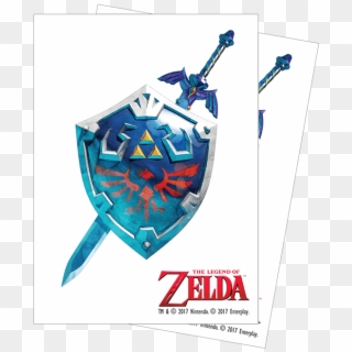 Sleeveszelda Swordandshield 2 - Zelda Master Sword And Hylian Shield Clipart