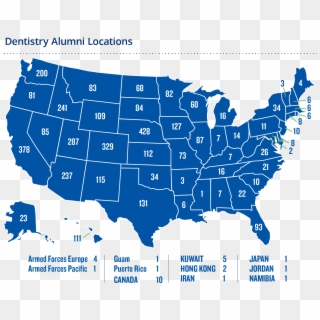 Creighton University School Of Dentistry Alumni Locations - Map Of Hate Crimes Since Election Clipart