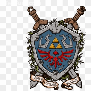 The Shield - Zelda Coat Of Arms Clipart