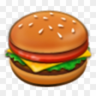 #hamburger #hamburguesa #emoji - Apple Google Burger Emoji Clipart