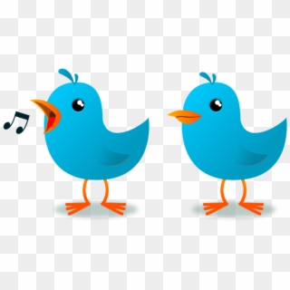 Baby Clipart Blue Bird - Twitter Bird - Png Download