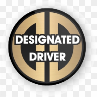 Posh Designated Driver Button - Circle Clipart