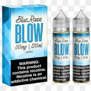 Blow Blue Razz E-liquid - Bottle Clipart