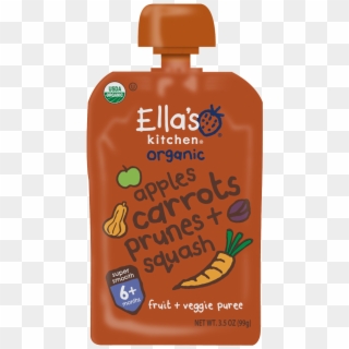 Apples Carrots Prunes Squash - Ella's Kitchen Clipart