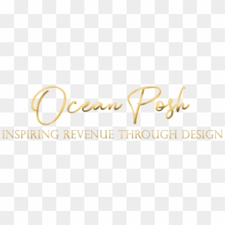 Ocean Posh Ocean Posh - Calligraphy Clipart