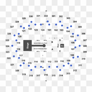 Full Map - Uic Pavillion Seating Chart Clipart