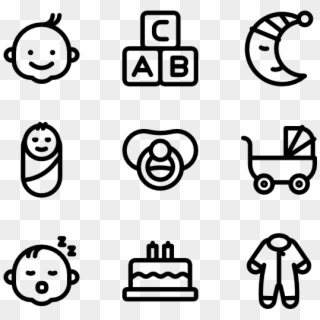 Baby - Contact Icons Clipart