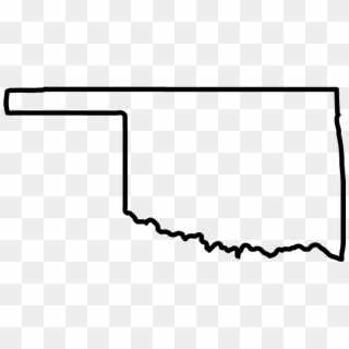 Oklahoma Outline Png - Transparent Oklahoma State Outline Clipart