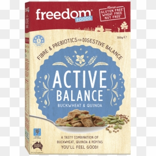 Active Balance Buckwheat Quinoa Transparent Background - Freedom Foods Active Balance Buckwheat & Quinoa Clipart