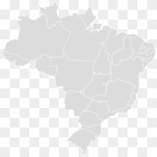 File Blank Of - Brazil Map Svg Clipart