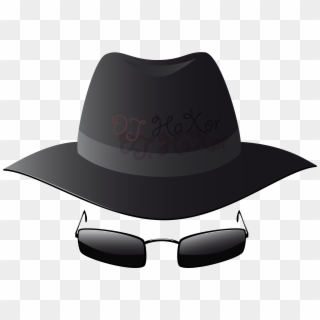 1 - Black Hat Hacker Hat Clipart