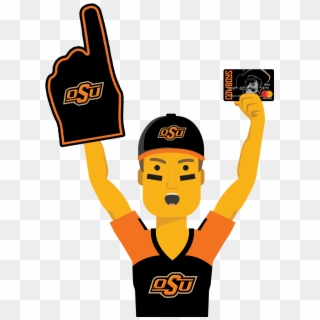 Oklahoma State Ultimate Fan With The Oklahoma State Clipart