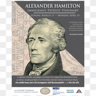 Alexander Hamilton Exhibit At Nsu From 3/17 To 4/15 - Alexander Hamilton Clipart