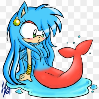 Melanie Hot Mermaid Echidna Photo Chibi Mermaid Becky - Cartoon Clipart