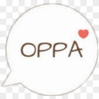 Oppa Sticker - Circle Clipart