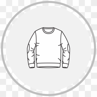 Sweatshirt - Circle Clipart