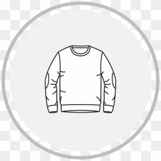 Sweatshirt - Circle Clipart