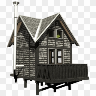 Small Cottage Plans With Loft And Porch - Cottage Png Clipart