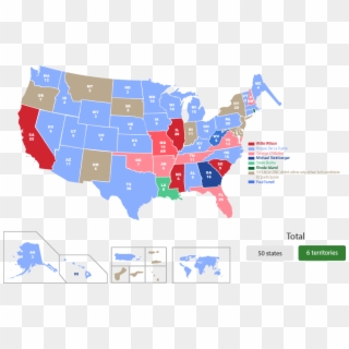 Mapa Roque Junio - Swing States 2020 Map Clipart