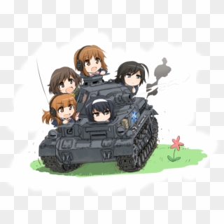 Girls Und Panzer , Png Download - Anime Girl Und Panzer Clipart