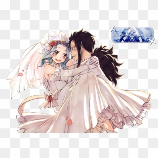 Наклейка Levy Mcgarden X Gajeel Redfox » Fairy Tail - Levy And Gajeel Married Clipart