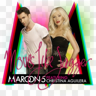 Maroon 5 Featuring Christina Aguilera - Moves Like Jagger Maroon 5 Featurin Ft Christina Aguilera Clipart