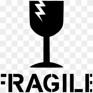 Wine Glass Icon Png - Fragile Sign Clipart