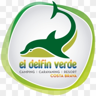 Camping El Delfin Verde Logo Clipart