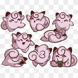 Clefairy Doodles I'm Working On My Redbubble Shop, - Cartoon Clipart