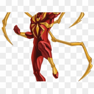 Iron Spiderman Clipart - Iron Spider Suit Classic - Png Download