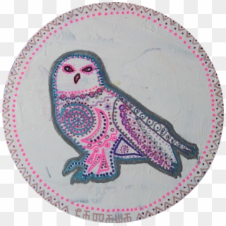 Snowy Owl - Embroidery Clipart