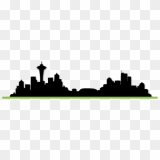 Emerald City Wizards - Silhouette Seattle Transparent Clipart