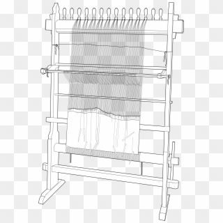 File - Tapestry Loom - Svg - Loom Cartoon Clipart