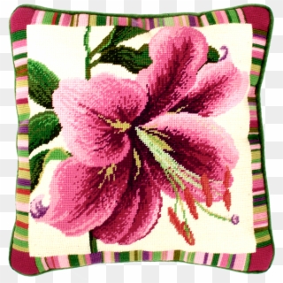 Garden Flowers Lily Tapestry Cushion Kit Tf2 - Cross-stitch Clipart