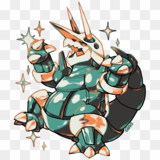 592kib, 824x969, Image - Shiny Aggron Pokemon Clipart