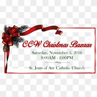 Annual Ccw Christmas Bazaar Clipart
