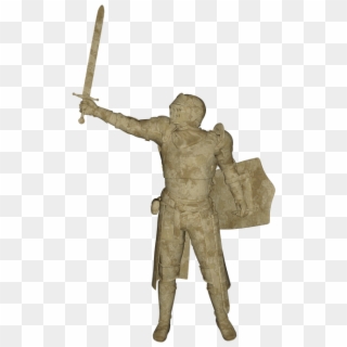 Man Knight Stone Armor Middle Ages Sword Warrior - Caballero De Piedra Clipart