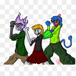 Sandra, Neen & Hex - Cartoon Clipart