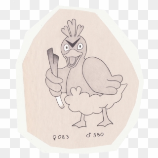 Wild Duck Pokemon - Cartoon Clipart