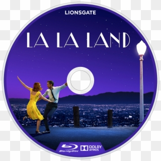 La La Land Bluray Disc Image - La La Land Blu Ray Label Clipart