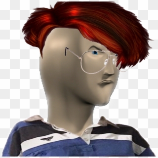 Facereveal Sticker - Red Hair Clipart