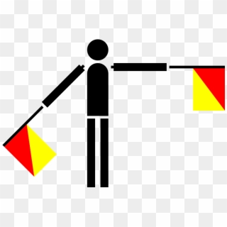 Mike Png - Semaphore Flags L Clipart
