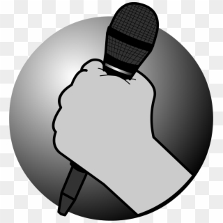 Mike In Hand Clipart