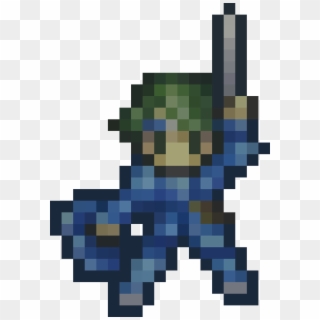 Generalalm's Sprite Scaled Up To A Image - Fire Emblem Alm Sprite Clipart