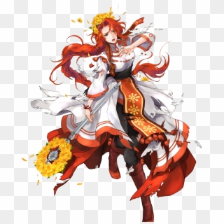 Resized To 50% Of Original - Fire Emblem Heroes Titania Clipart